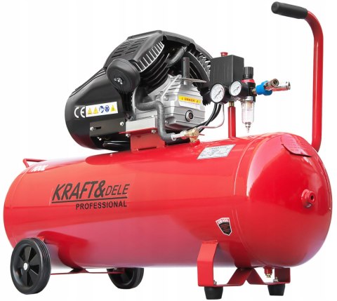 Kompresor olejowy Kraft&Dele KD1480 100 L 8 bar 2 Tłoki 230V