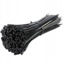 OPASKI ZACISKOWE NYLONOWE CZARNE MOCNE TRYTKI 100SZT 300x4,8MM