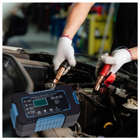 PROSTOWNIK AKUMULATOROWY AUTOMATYCZNY FUNKCJA NAPRAWY 12V ŁADOWARKA 6A