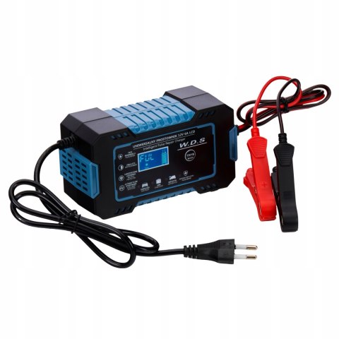 PROSTOWNIK AKUMULATOROWY AUTOMATYCZNY FUNKCJA NAPRAWY 12V ŁADOWARKA 6A