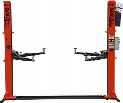 Podnośnik Samochodowy Dwukolumnowy Automat Rama 4,2T + KOTWY + OLEJ KD5817