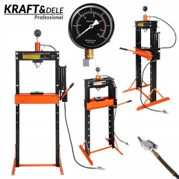 Prasa Hydrauliczna Warsztatowa 20T CE Płyty Żeliwne Kraft&Dele