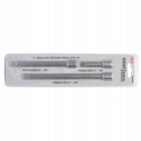 Przedłużki 3szt. 3/8" Kraft&Dele KD10234