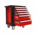 Szafa Skrzynka Narzędziowa Kółka Zamek 6 szuflad 263 Elementy Kraft&Dele