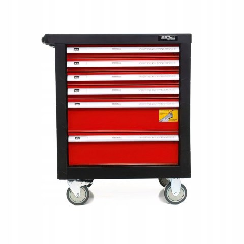 Szafa Skrzynka Narzędziowa Kółka Zamek 6 szuflad 263 Elementy Kraft&Dele