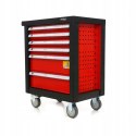 Szafa Skrzynka Narzędziowa Kółka Zamek 6 szuflad 263 Elementy Kraft&Dele
