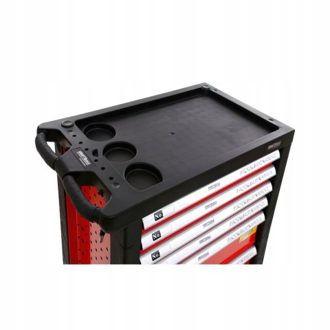 Szafa Skrzynka Narzędziowa Kółka Zamek 6 szuflad 263 Elementy Kraft&Dele