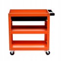 WÓZEK WARSZTATOWY NARZĘDZIOWY KÓŁKA 3 PÓŁKI SZUFLADA NA KLUCZ KRAFT&DELE