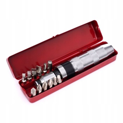 Wkrętak/wykrętak udarowy do podbijania Kraft&Dele KD1448 Zestaw Bitsy 12szt