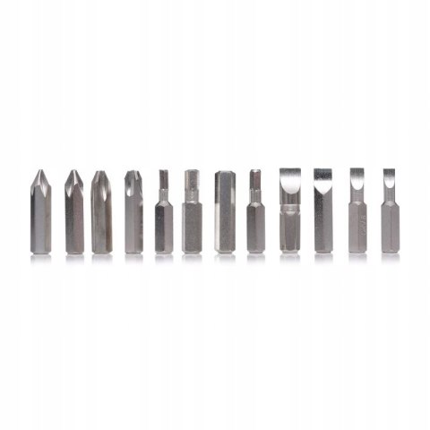 Wkrętak/wykrętak udarowy do podbijania Kraft&Dele KD1448 Zestaw Bitsy 12szt