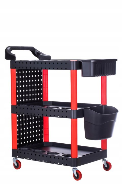 Wózek Warsztatowy Serwisowy na Narzędzia Mocny Szafka 3 Półki KRAFT&DELE