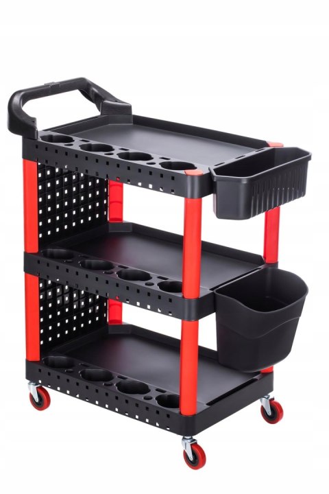 Wózek Warsztatowy Serwisowy na Narzędzia Mocny Szafka 3 Półki KRAFT&DELE