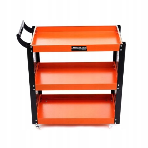 Wózek Warsztatowy Szafka Serwisowy na Narzędzia Mocny 3 Półki KRAFT&DELE