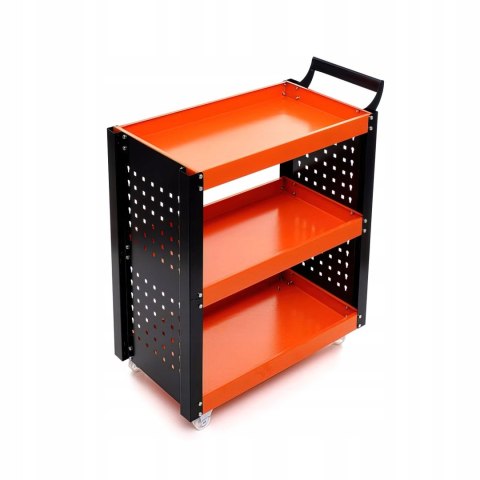 Wózek Warsztatowy Szafka Serwisowy na Narzędzia Mocny 3 Półki KRAFT&DELE