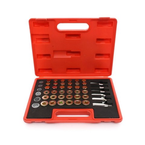 ZESTAW DO NAPRAWY GWINTÓW GWINTU MISY KORKÓW OLEJOWYCH WALIZKA 114 EL