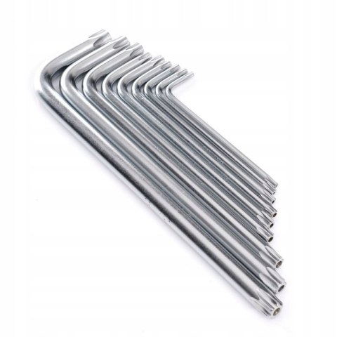 ZESTAW KOLOROWYCH IMBUSÓW TORX 9 EL. KRAFT&DELE KD11933