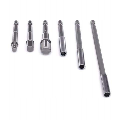 Zestaw Uchwytów Adapterów Bitów Przedłużki 16 Elementów Kraft&Dele