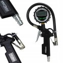 Cyfrowy LCD Pistolet Pompowania Kół Opon Manometr 12 bar 1/4'' KRAFT&DELE