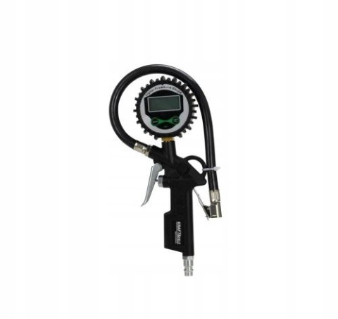 Cyfrowy LCD Pistolet Pompowania Kół Opon Manometr 12 bar 1/4'' KRAFT&DELE