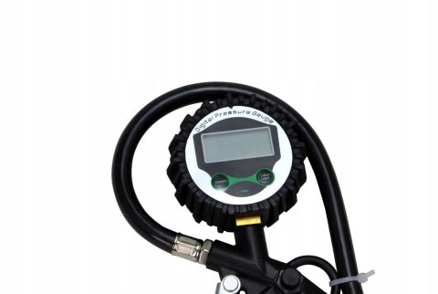Cyfrowy LCD Pistolet Pompowania Kół Opon Manometr 12 bar 1/4'' KRAFT&DELE