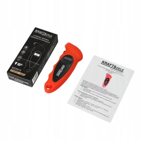 Cyfrowy Miernik Ciśnienia w Oponach LCD 150 PSI Kraft&Dele