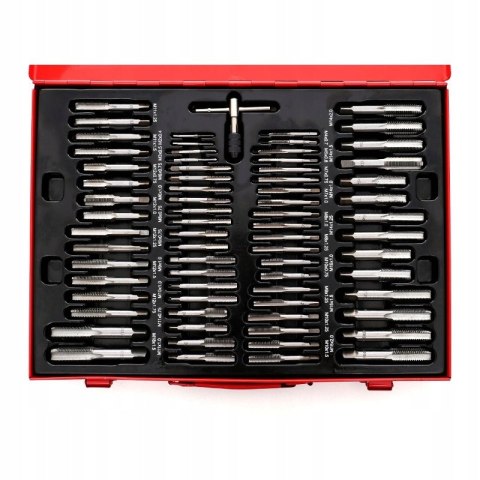 GWINTOWNIKI I NARZYNKI 110 ELEMENTÓW ZESTAW