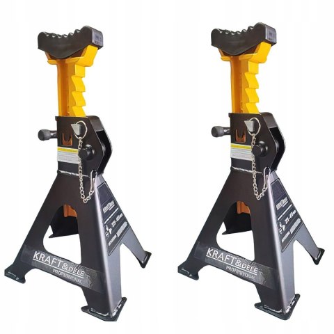 Kobyłki Samochodowe Podstawki Podpory 2 T 2 Sztuki Kraft&Dele