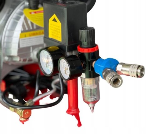 Kompresor Olejowy 100l 8 bar 2 Tłoki 2880RPM 530 l/min 4KM Kraft&Dele