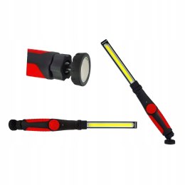 Latarka Warsztatowa z Magnesem COB Kraft&Dele