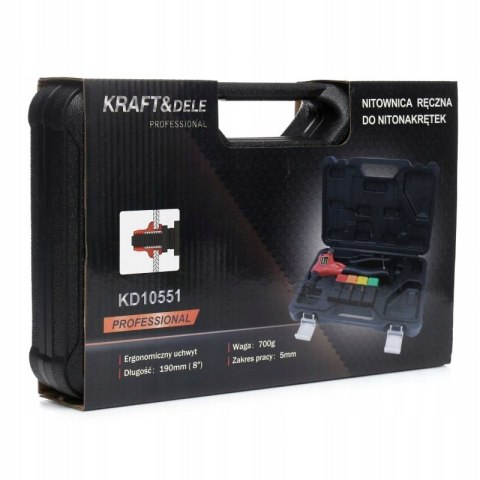 Nitownica do nitonakrętek M3-M6 Kraft&Dele