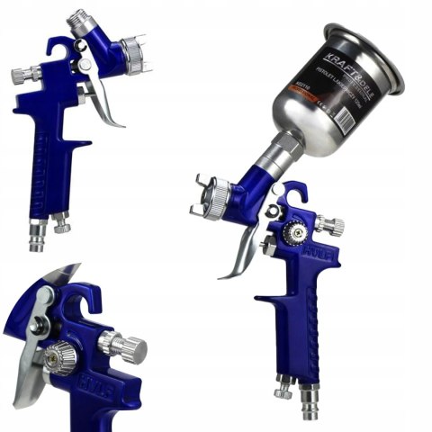 Pistolet Lakierniczy 125ml 4 bar 0,8 mm 90-170 l/min Kraft&Dele