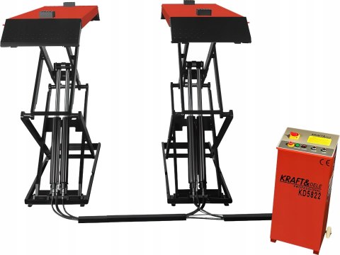 Podnośnik Nożycowy Automatyczny Samochodowy Warsztatowy 3,8T 230V 2,2kW