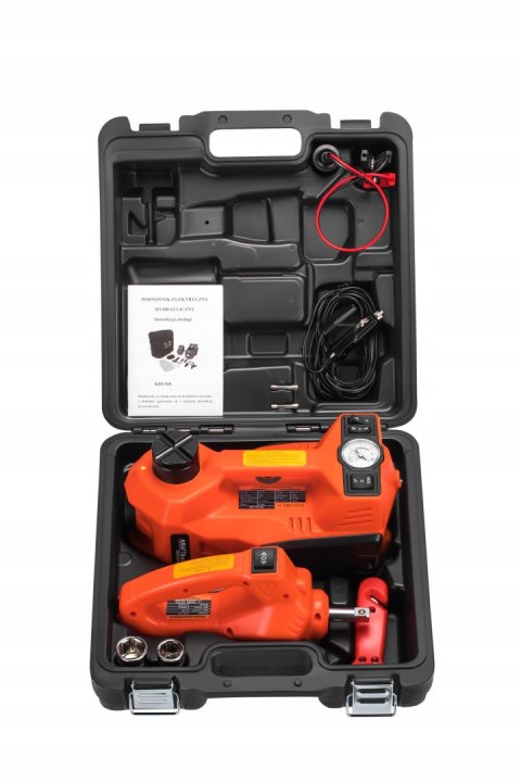 Podnośnik Samochodowy Klucz Kół Elektryczny Zapalniczka 12V 150W 5T 450 mm