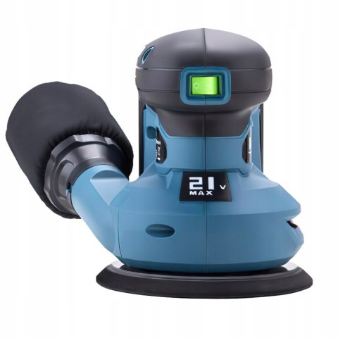 Szlifierka Mimośrodowa Zestaw Bateria 21V Ładowarka 12.000 RPM 125mm W.D.S.