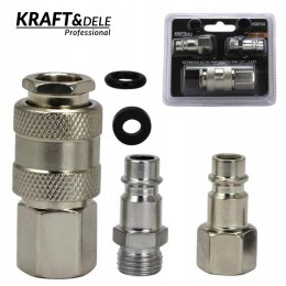 Szybkozłączki Pneumatyczne Zestaw 1/4