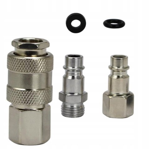 Szybkozłączki Pneumatyczne Zestaw 1/4" 1/2" Max 35 bar Kraft&Dele