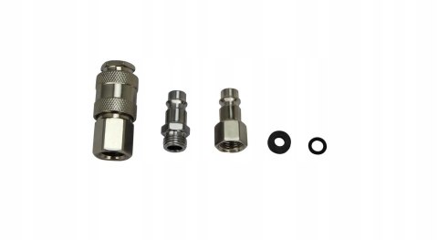 Szybkozłączki Pneumatyczne Zestaw 1/4" 1/2" Max 35 bar Kraft&Dele