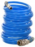 WĄŻ SPIRALNY PRZEWÓD PNEUMATYCZNY DO KOMPRESORA SPIRALNY 15m ZAKUWANY 5x8MM