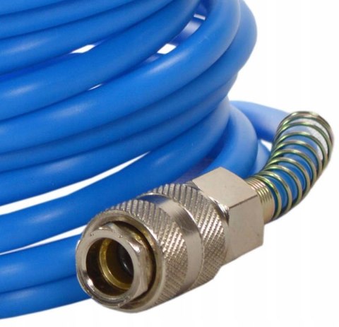 WĄŻ SPIRALNY PRZEWÓD PNEUMATYCZNY DO KOMPRESORA SPIRALNY 15m ZAKUWANY 5x8MM