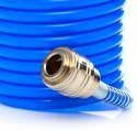 WĄŻ SPIRALNY PRZEWÓD PNEUMATYCZNY DO KOMPRESORA SPIRALNY 15m ZAKUWANY 5x8MM