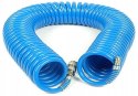 WĄŻ SPIRALNY PRZEWÓD PNEUMATYCZNY DO KOMPRESORA SPIRALNY 15m ZAKUWANY 5x8MM