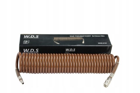 Wąż Spiralny Pneumatyczny do Kompresora 8x12 mm 10 m 8 Bar Kraft&Dele