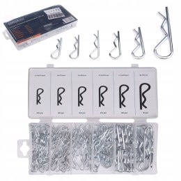 Zestaw Zawleczek Sprężynowych Zawleczki 150 Sztuk Kraft&Dele