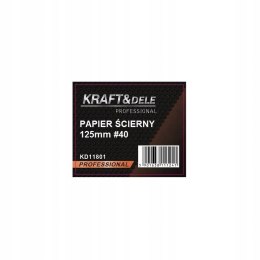 50szt! PAPIER ŚCIERNY KRĄŻEK KRĄŻKI NA RZEP 125mm P40 KD11801