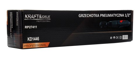 Grzechotka Pneumatyczna Klucz 1/2" Udarowy 75Nm Prędkość 160 rpm Kraft&Dele