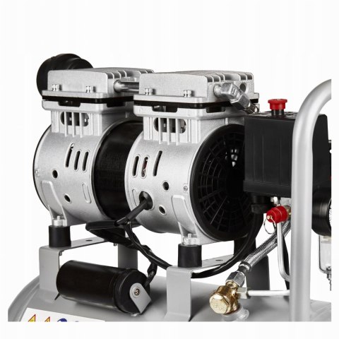 Kompresor Bezolejowy Sprężarka Kraft&Dele 24 L 8 Bar 230V 1200W 1440 RPM