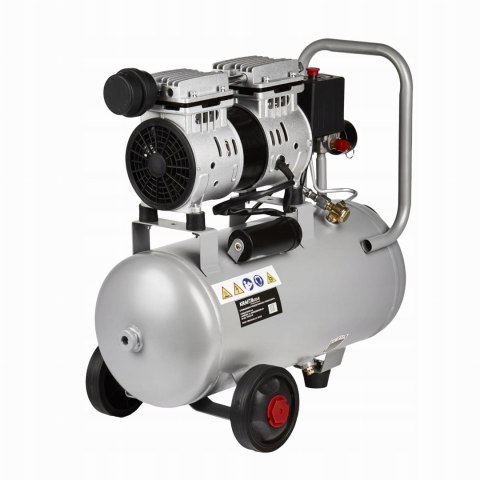 Kompresor Bezolejowy Sprężarka Kraft&Dele 24 L 8 Bar 230V 1200W 1440 RPM