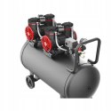 Kompresor Bezolejowy silniki 2 x 1500W 100 L 8 Bar