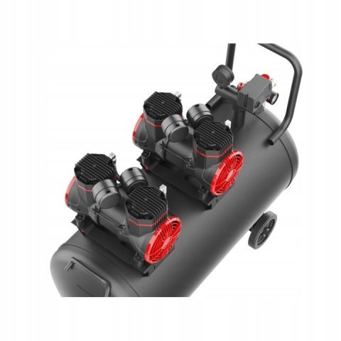 Kompresor Bezolejowy silniki 2 x 1500W 100 L 8 Bar