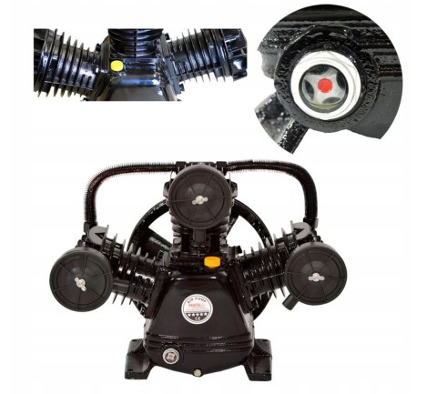 Kompresor Olejowy Kraft&Dele 8 bar 670 L/min 3 Tłoki 5.5 kW